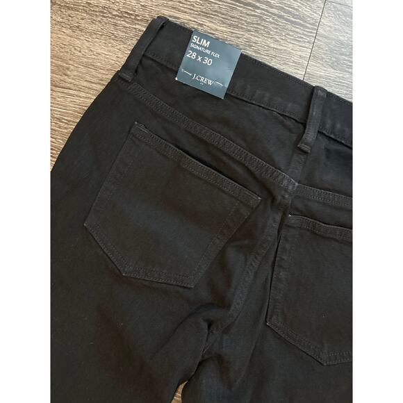 NWT J.Crew Slim Fit Jean In Signature Flex Black Size 28x30 - Picture 9 of 9